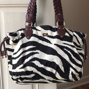 Michael Kors Zebra Print Shoulder Bag